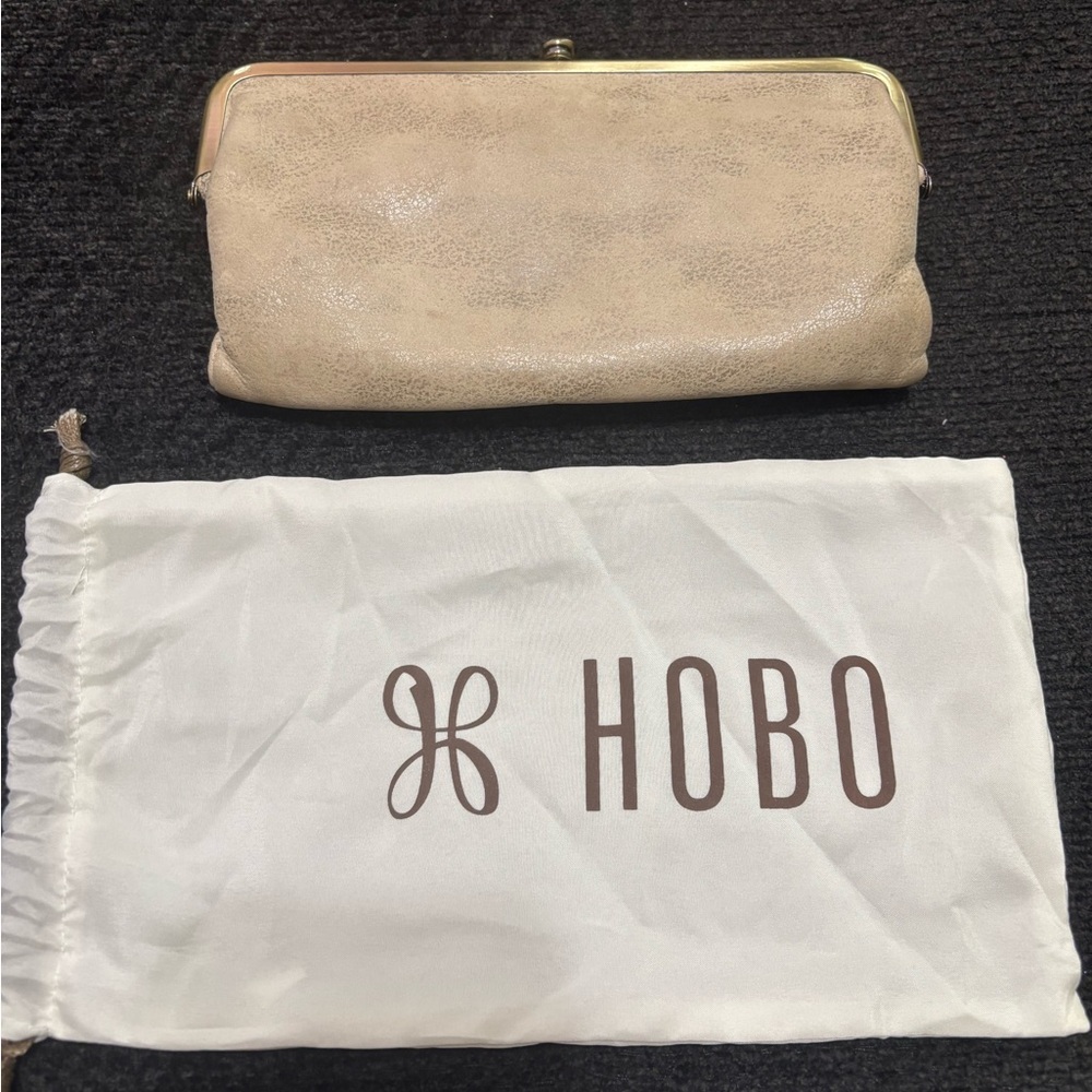 HOBO Lauren Metallic Leather Wallet/Clutch